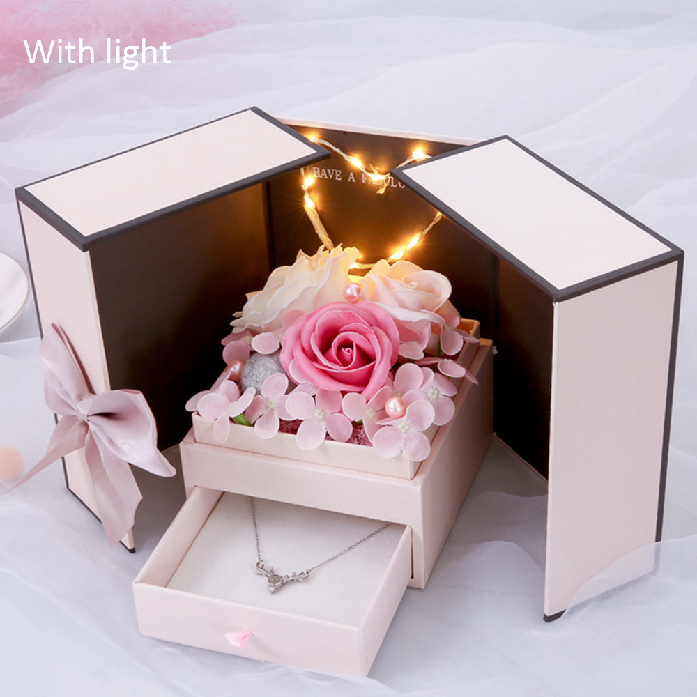 Pink Lamp Gift Box Christmas Valentine's Day Creative Gift